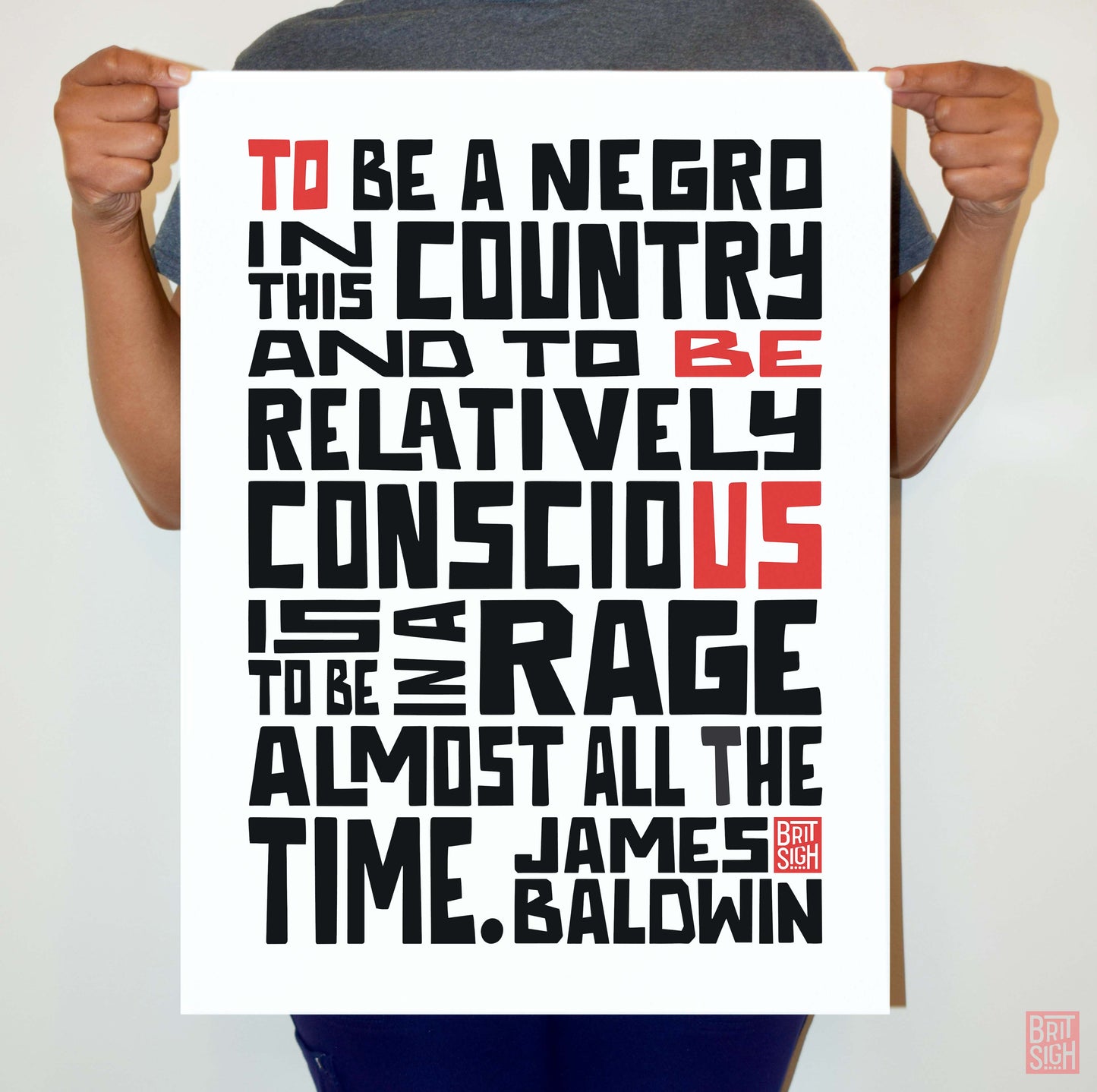 James Baldwin Print