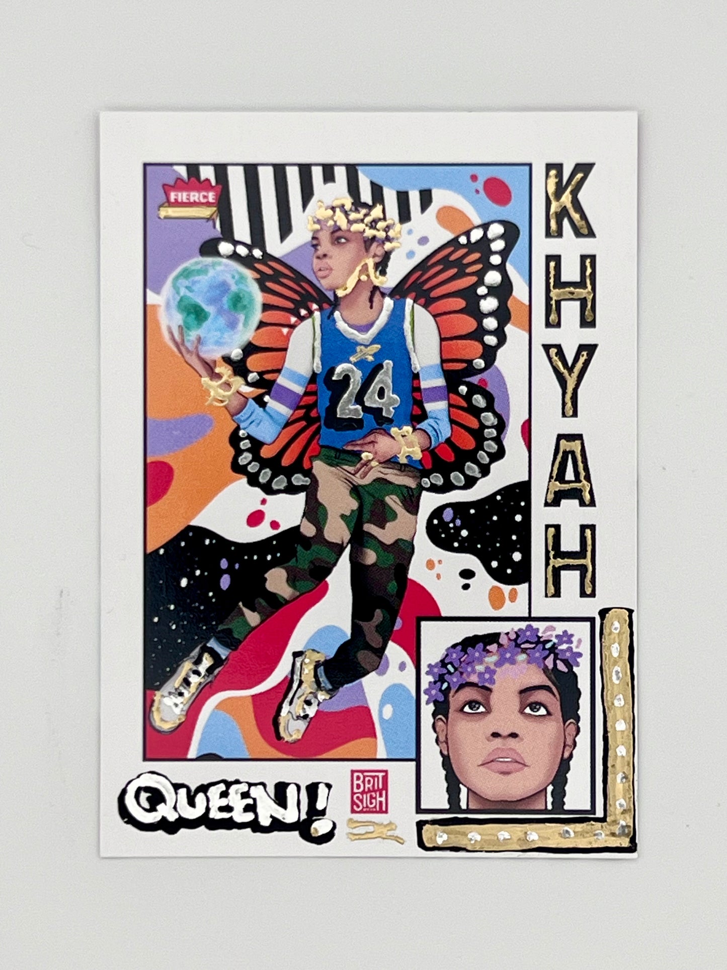 Khyah is… Queen Trading Card