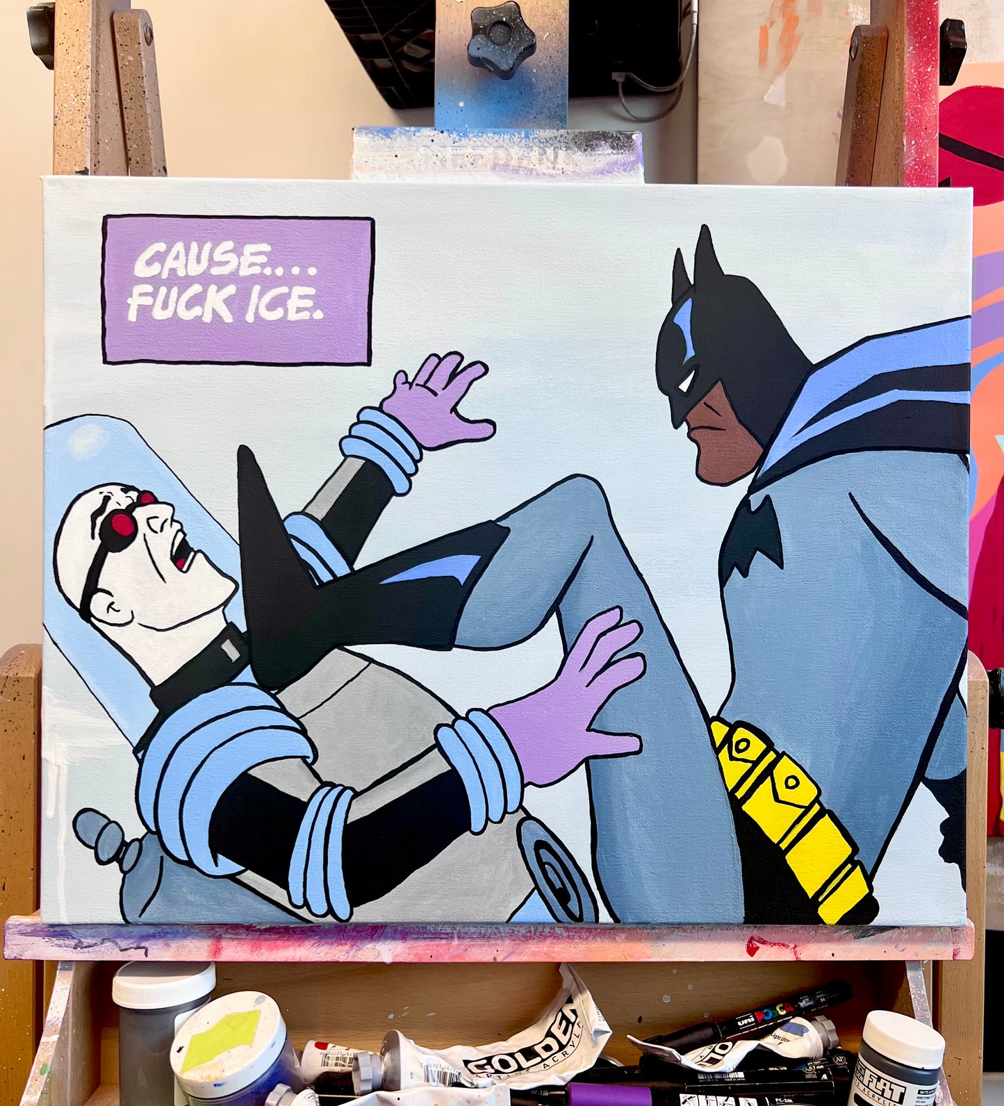 [Original Painting] ICE OUT Gotham (SOLD)