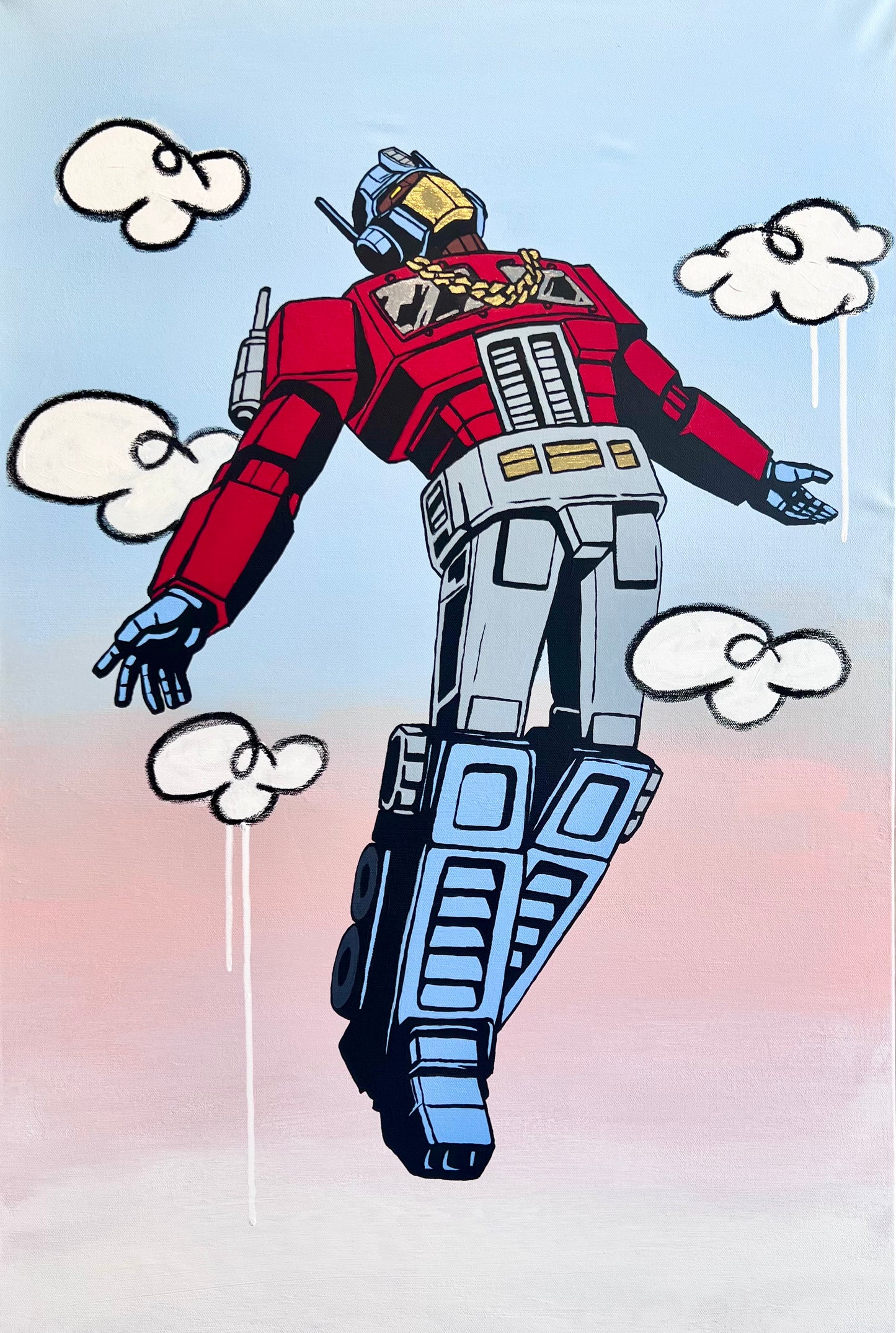 [Original Painting] Optimus PrimeTime