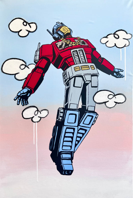 [Original Painting] Optimus PrimeTime