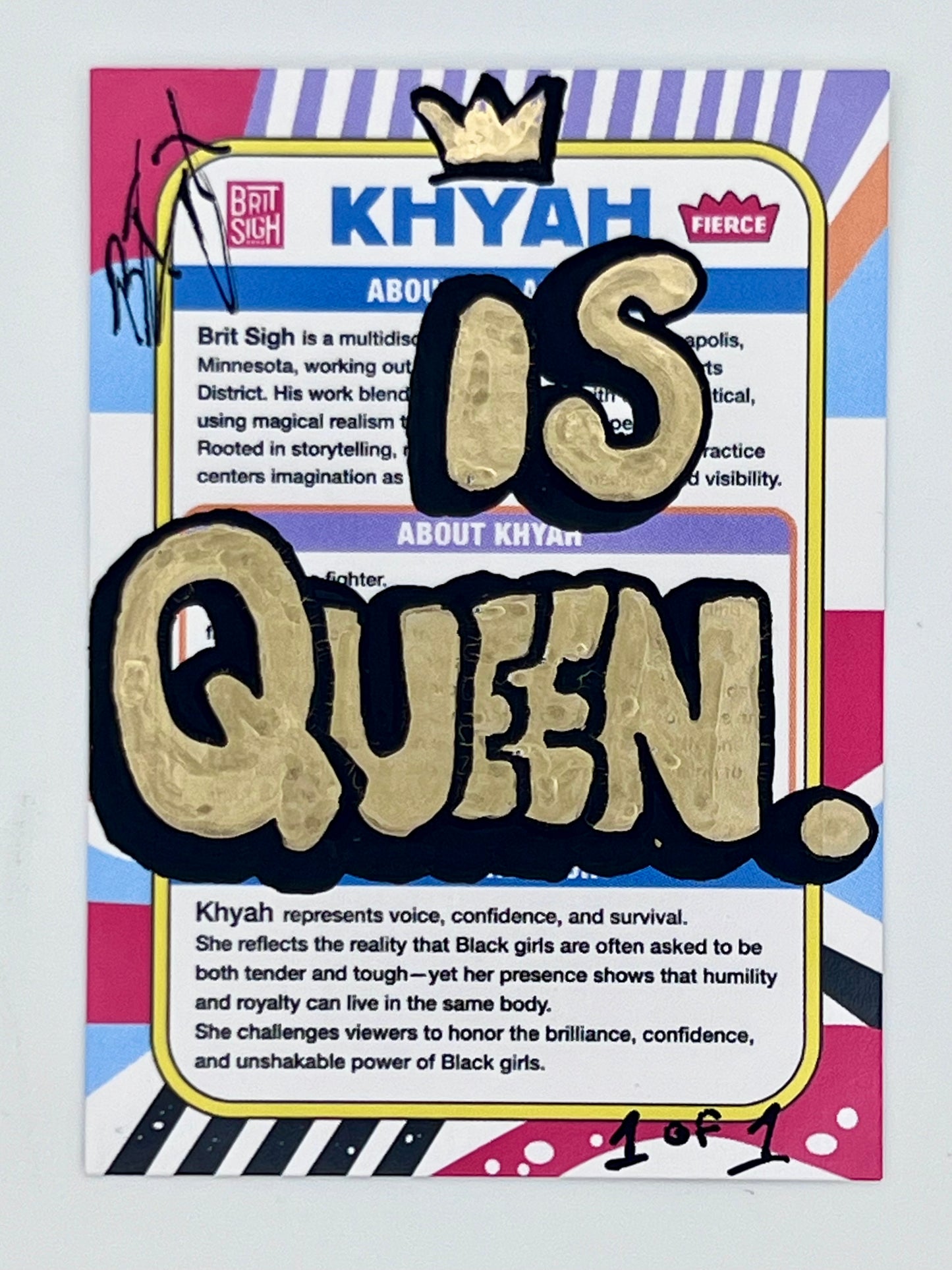 Khyah is… Queen Trading Card