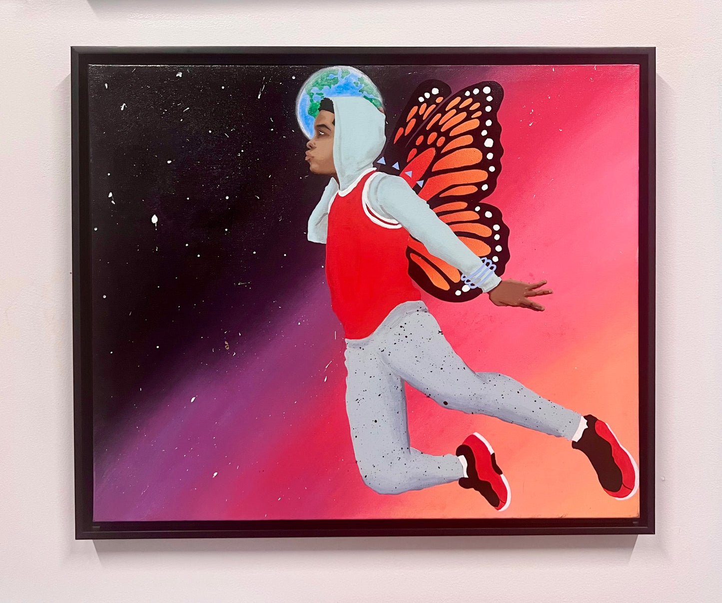 [Original Painting] The Boy Who Flew Again