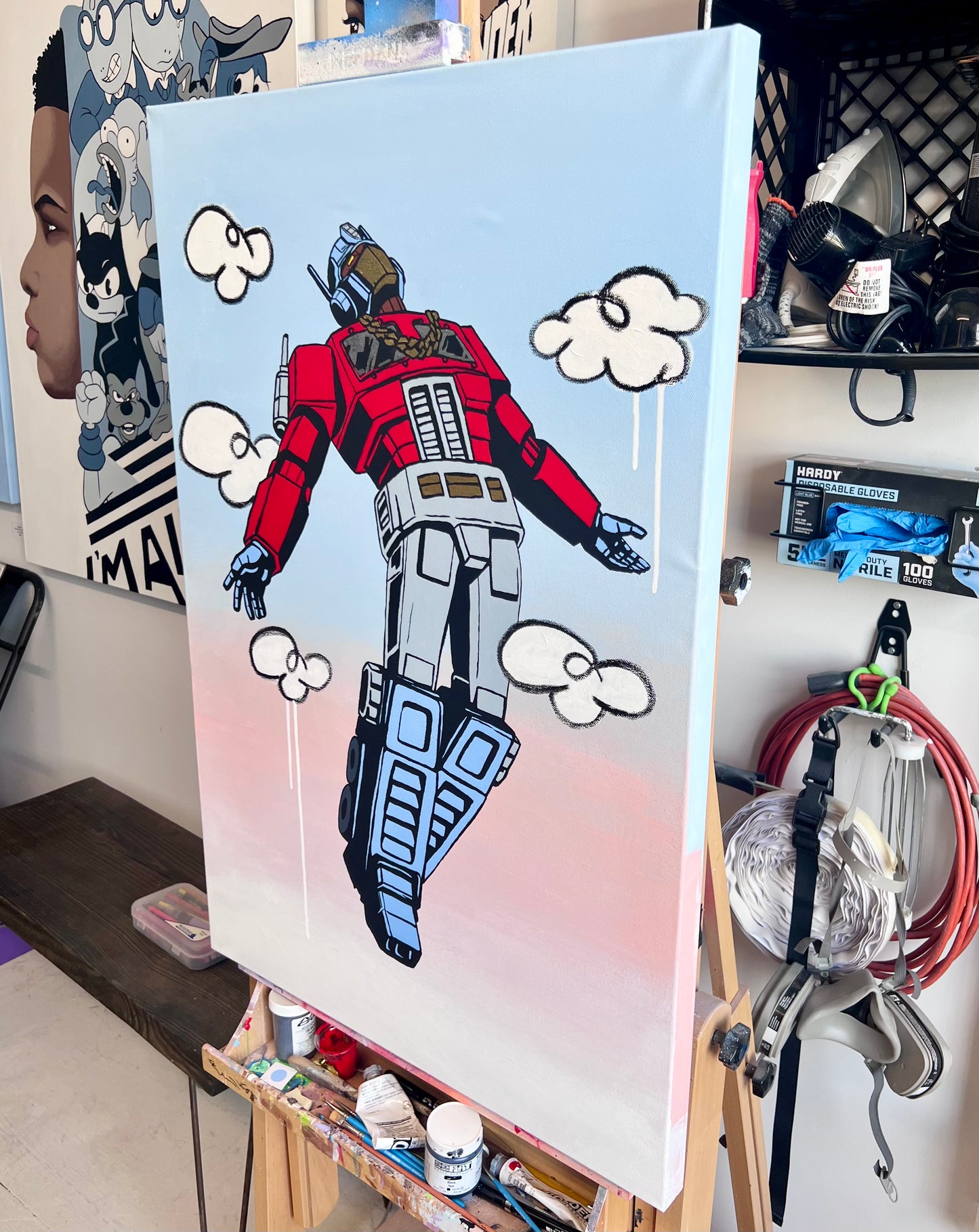 [Original Painting] Optimus PrimeTime