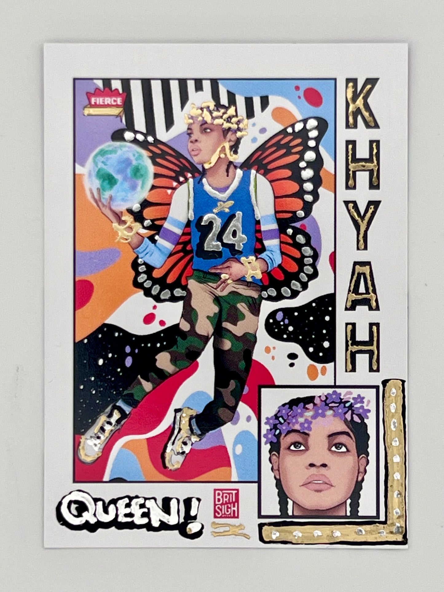 Khyah is… Queen Trading Card