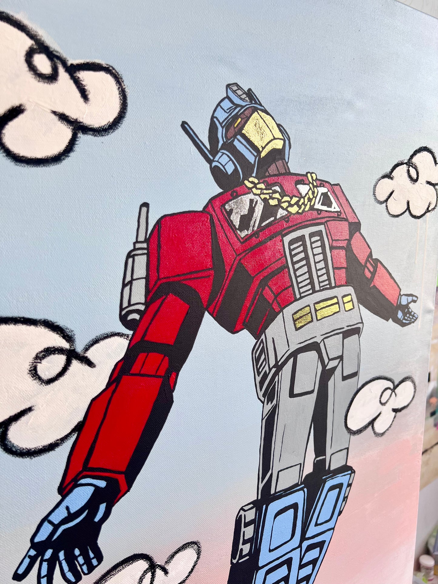 [Original Painting] Optimus PrimeTime