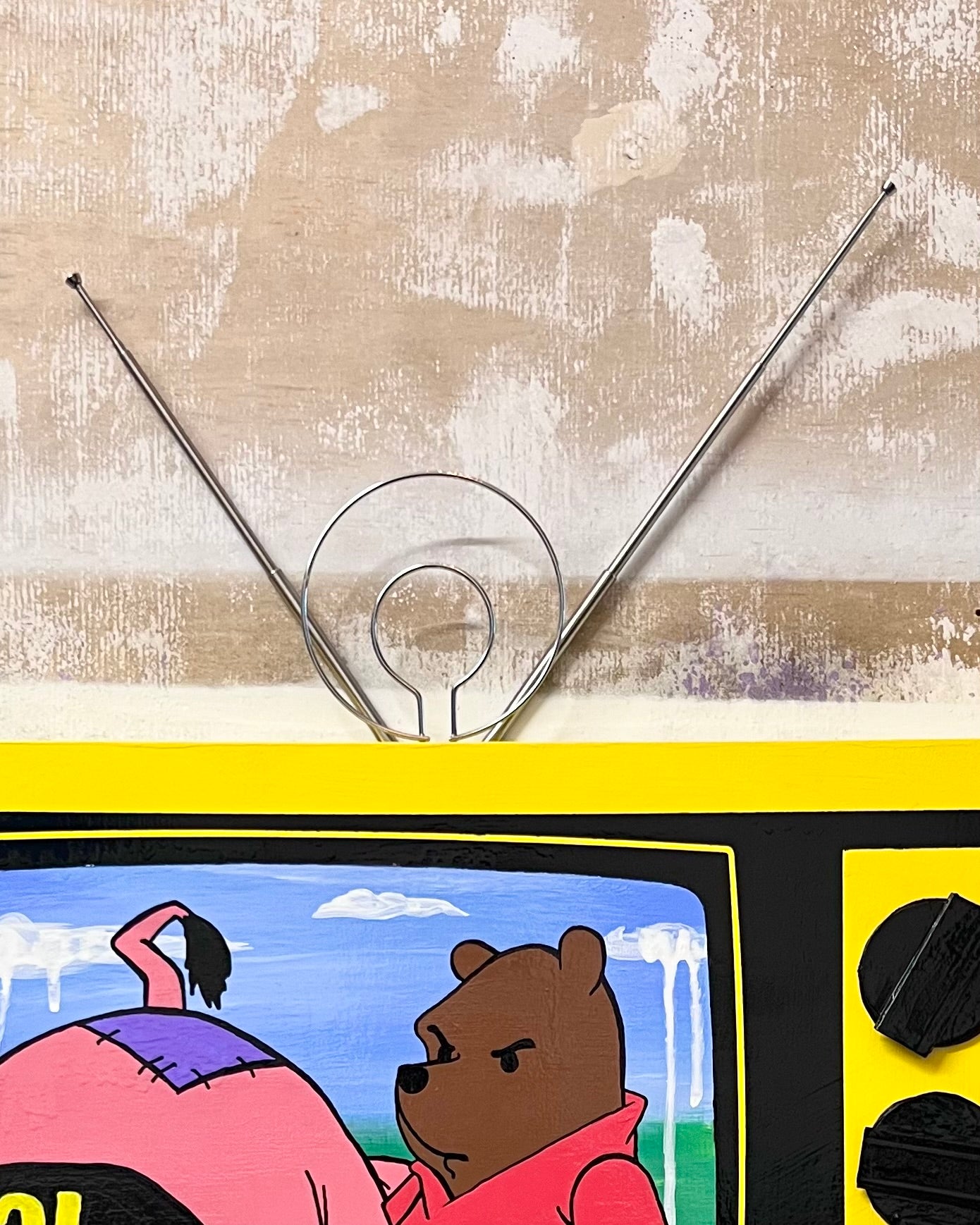 [Original Painting] Pooh Said, “NO ICE!” (SOLD)