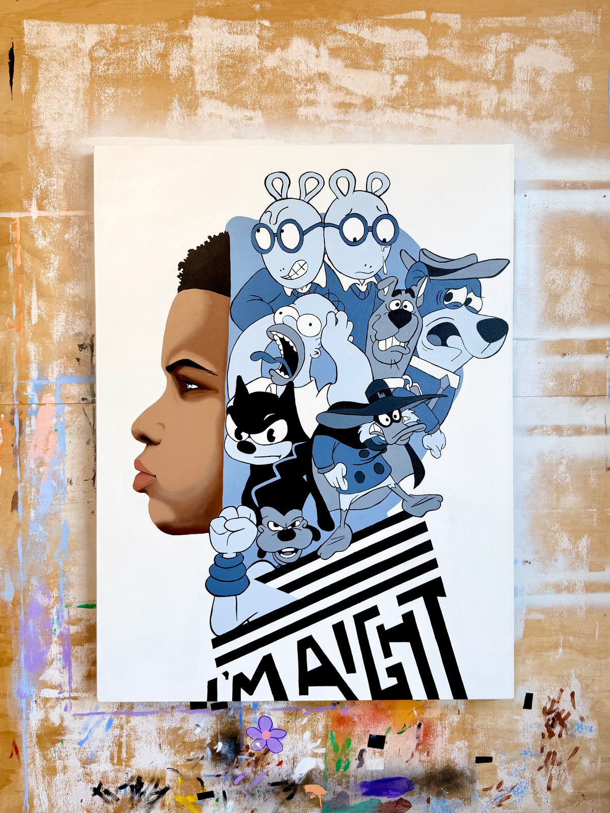[Original Painting] I’m Aight