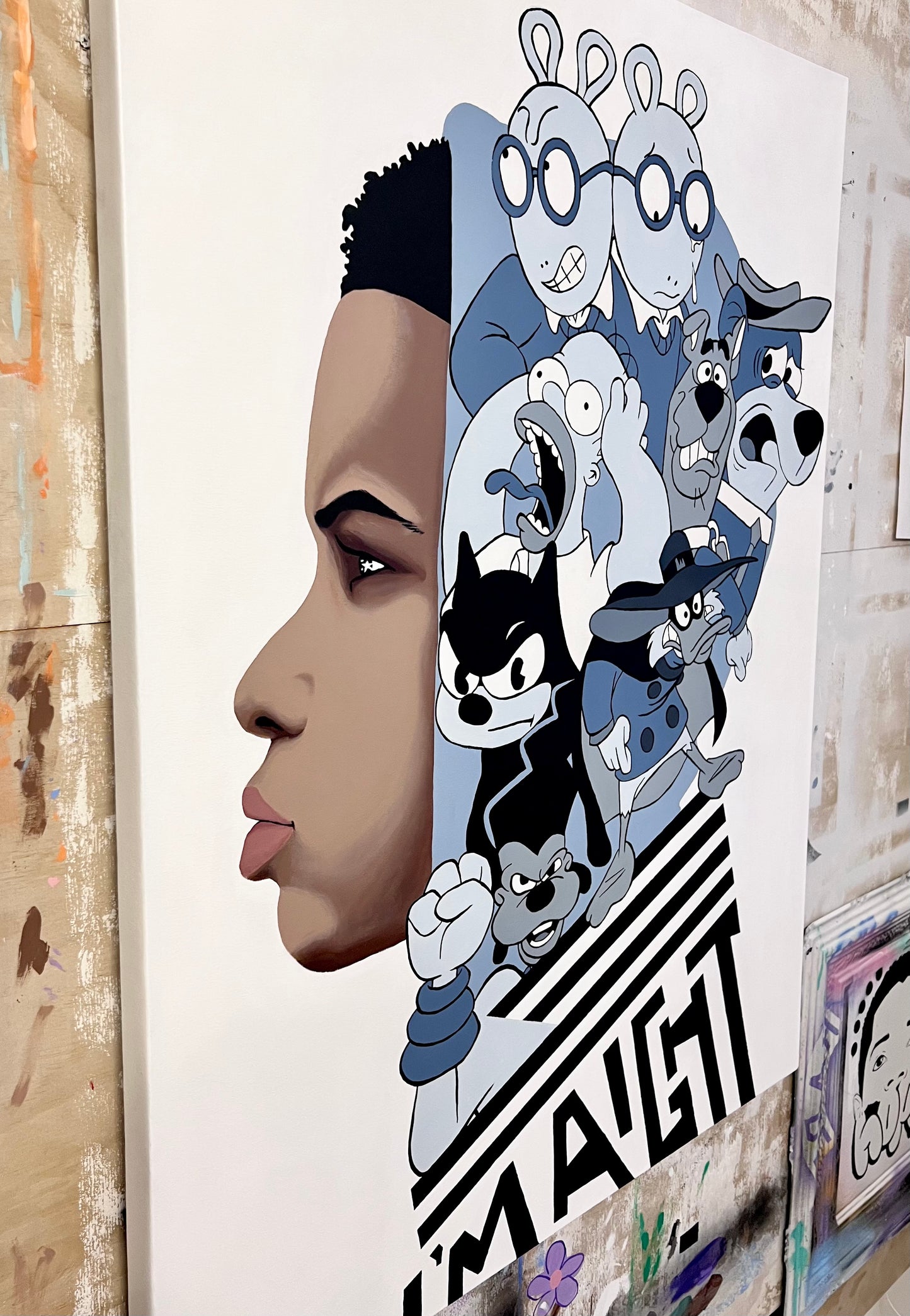 [Original Painting] I’m Aight