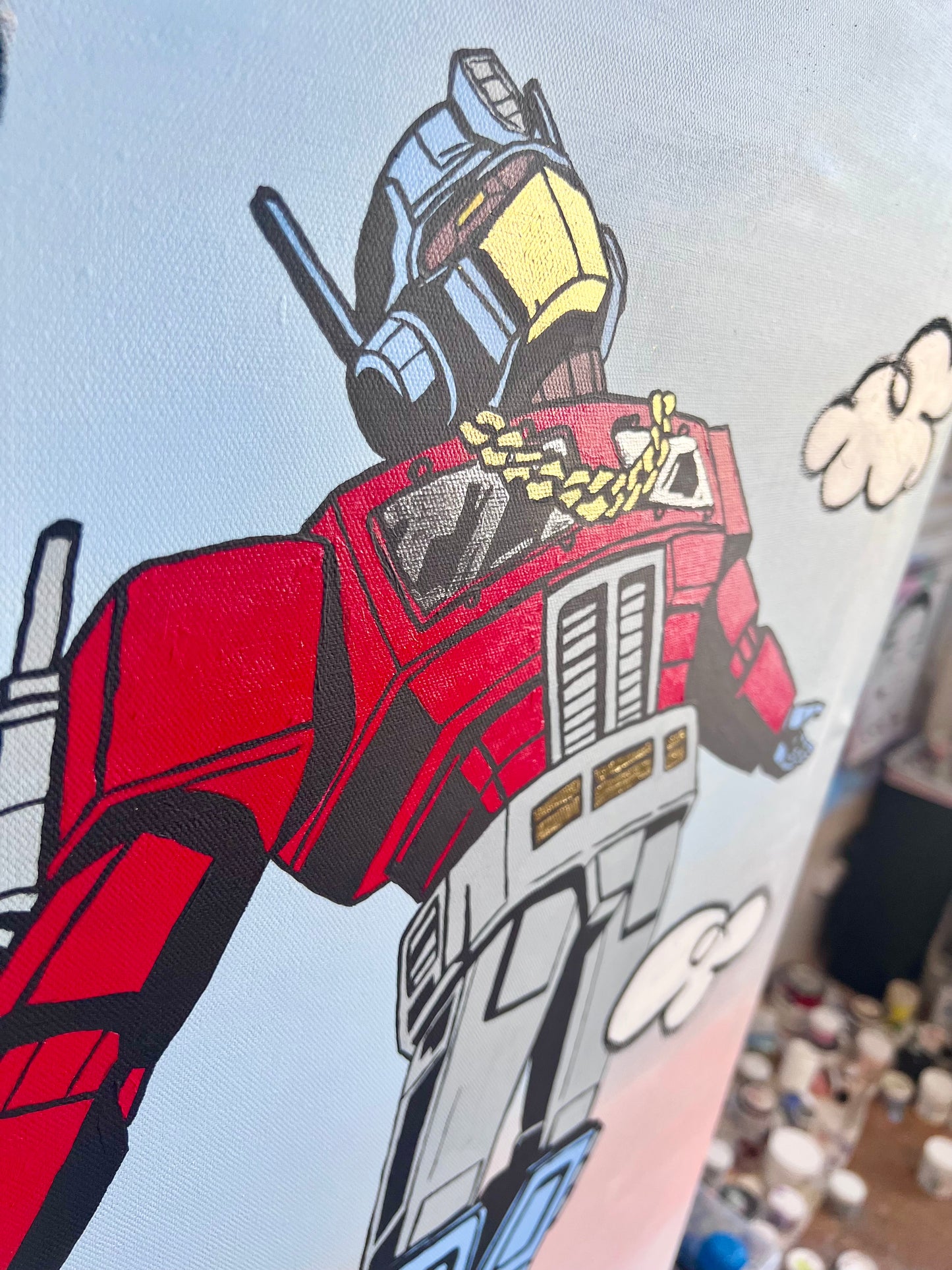 [Original Painting] Optimus PrimeTime