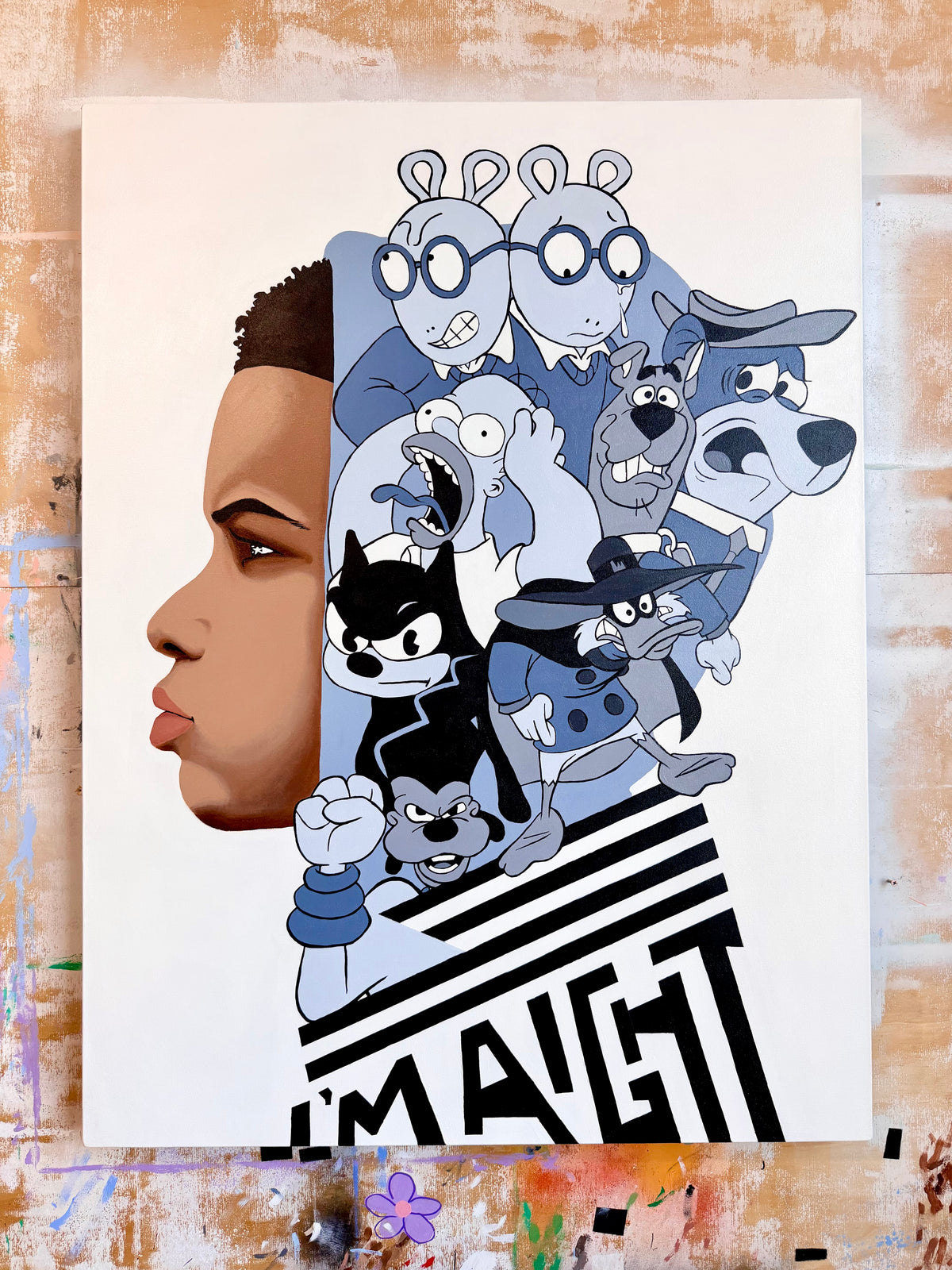 [Original Painting] I’m Aight