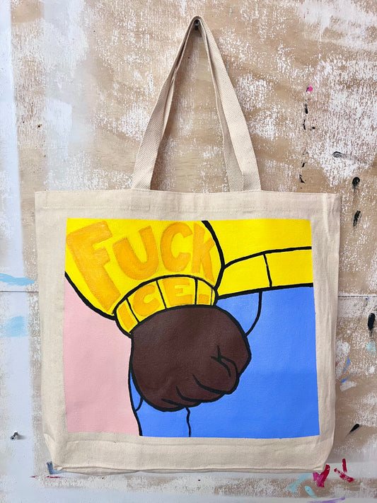 Arthur’s Fist— Hand-Painted Tote Bag
