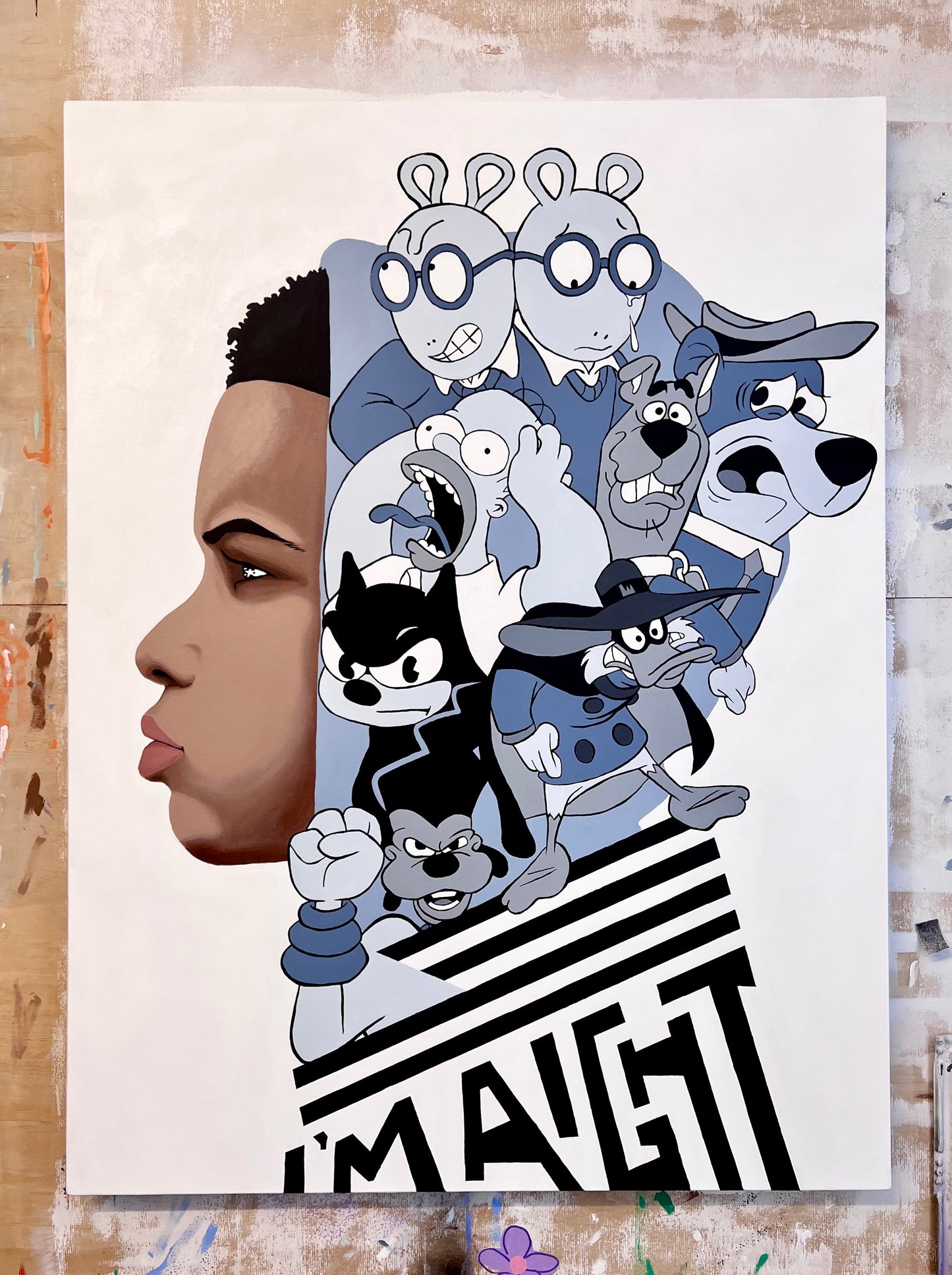 [Original Painting] I’m Aight