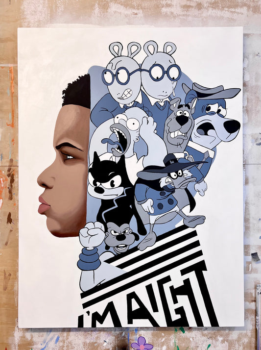 [Original Painting] I’m Aight