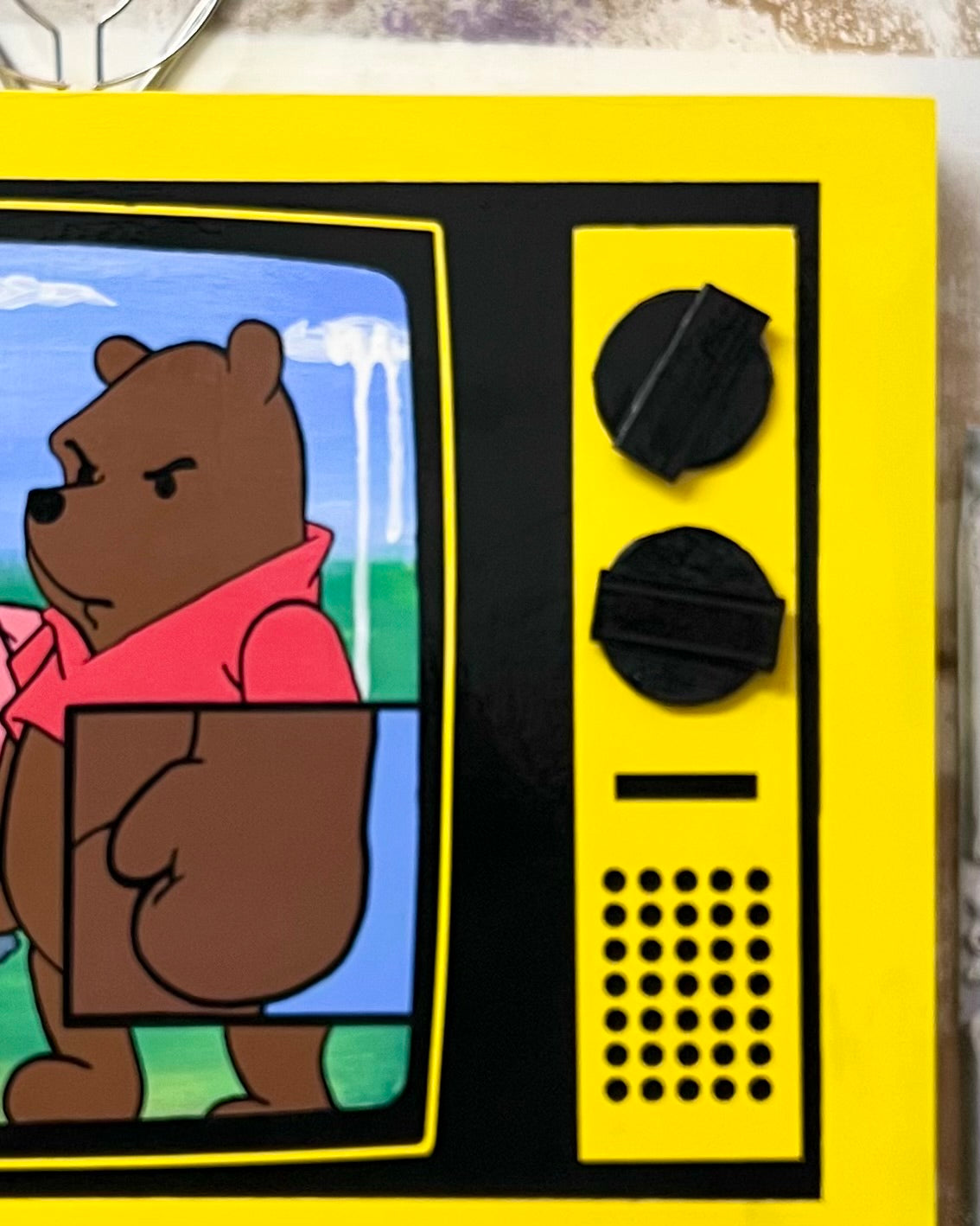 [Original Painting] Pooh Said, “NO ICE!” (SOLD)