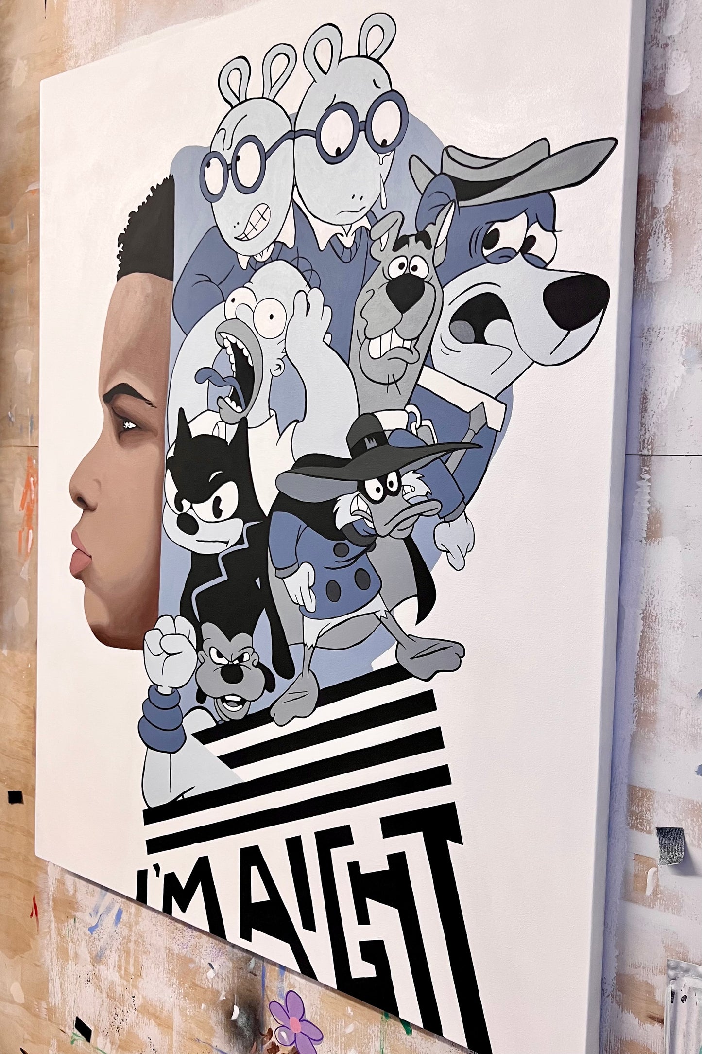 [Original Painting] I’m Aight