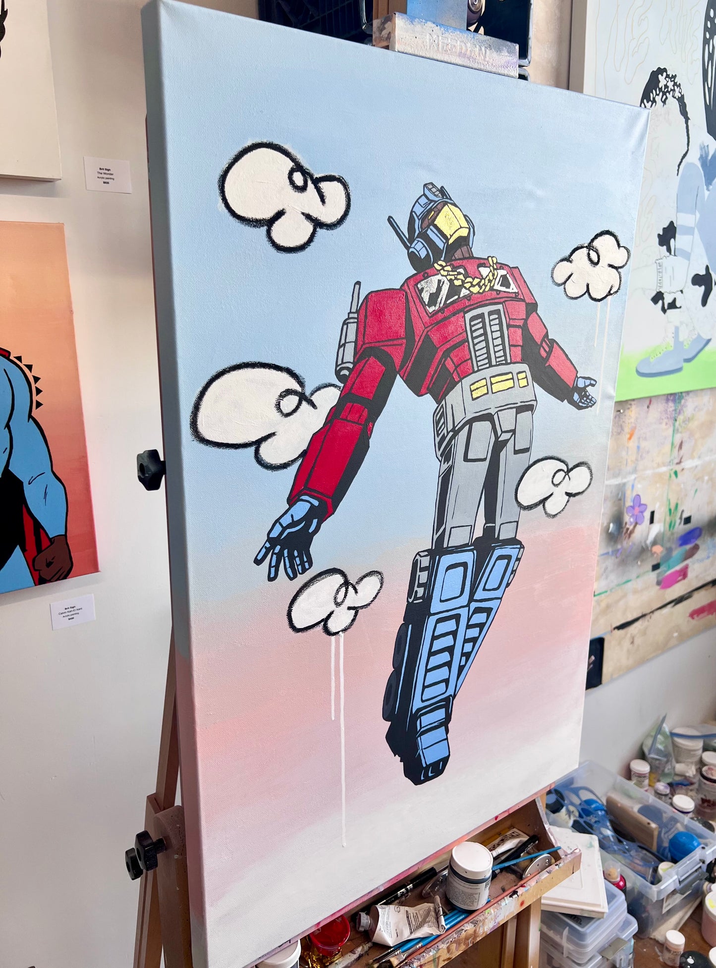 [Original Painting] Optimus PrimeTime