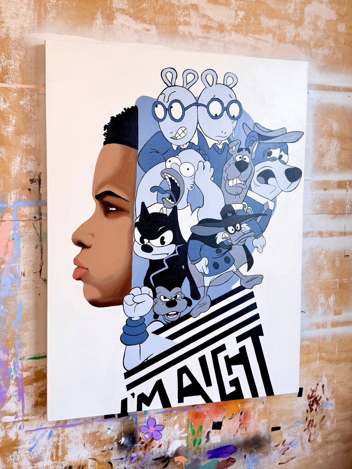 [Original Painting] I’m Aight