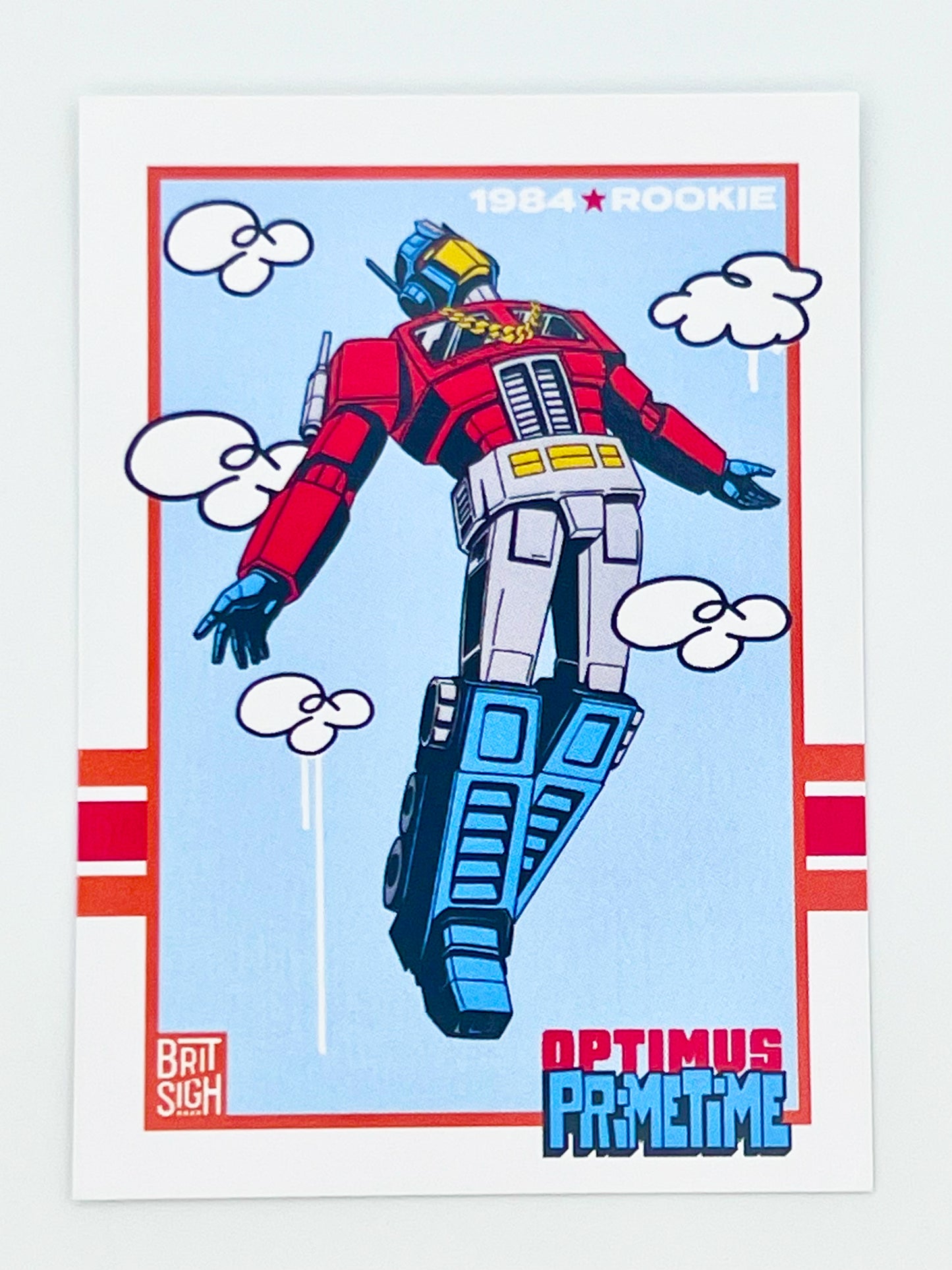 Optimus PrimeTime Trading Card