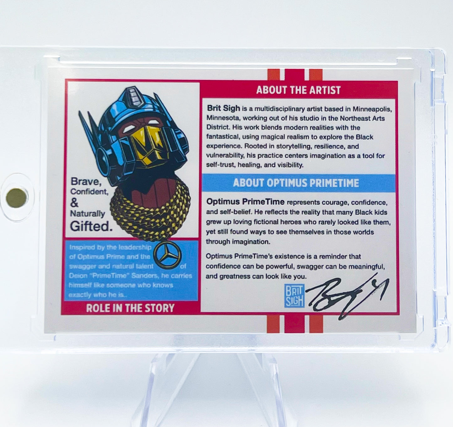 Optimus PrimeTime Trading Card