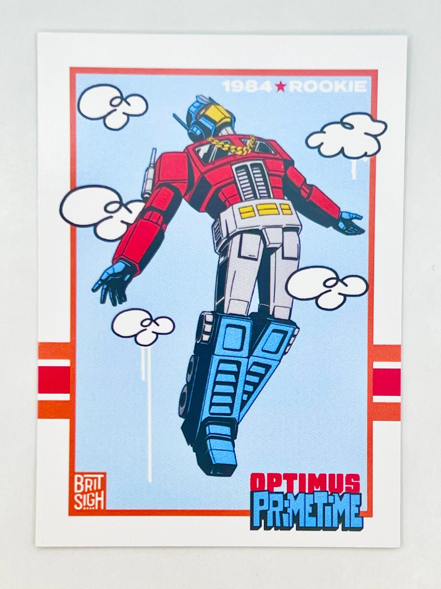Optimus PrimeTime Trading Card