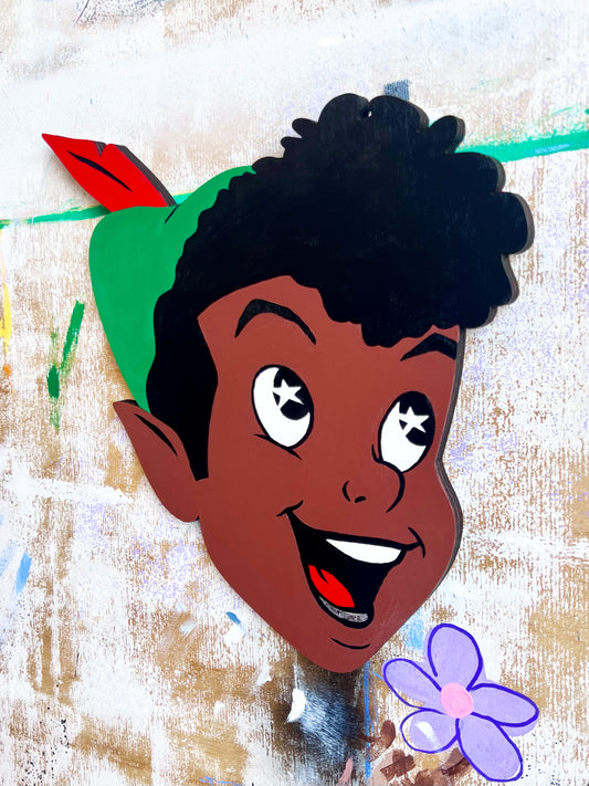 [Original Painting] Pan Wood Cutout