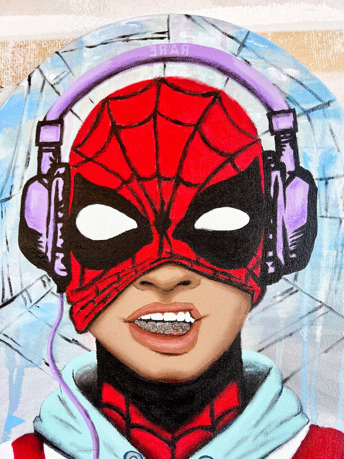 [Original Painting] Marcus is Spider-Man