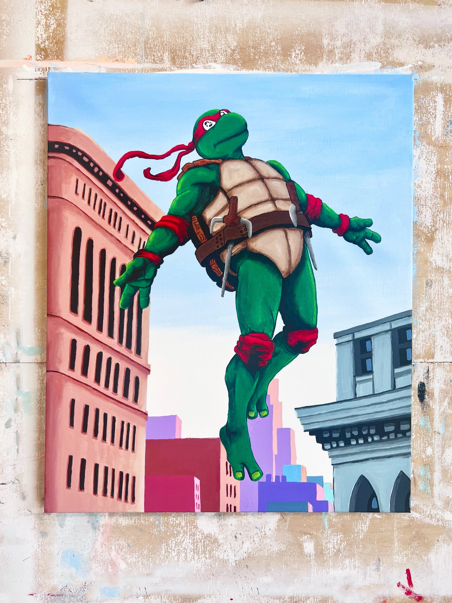 [Original Painting] Raised by the City