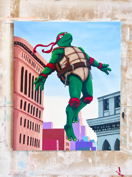 [Original Painting] Raised by the City