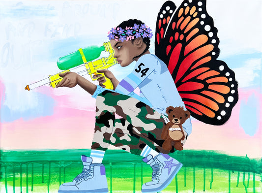 [Original Painting] Toy Guns